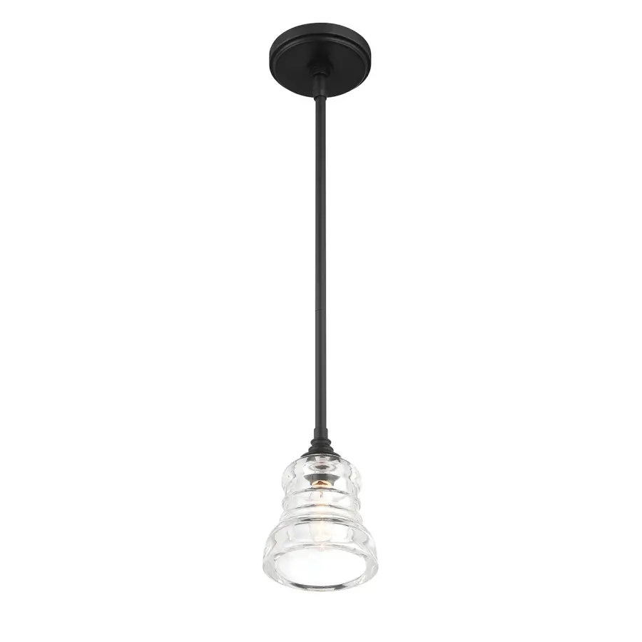 Gregory 5" Ribbed Glass Mini Pendant - Image 13