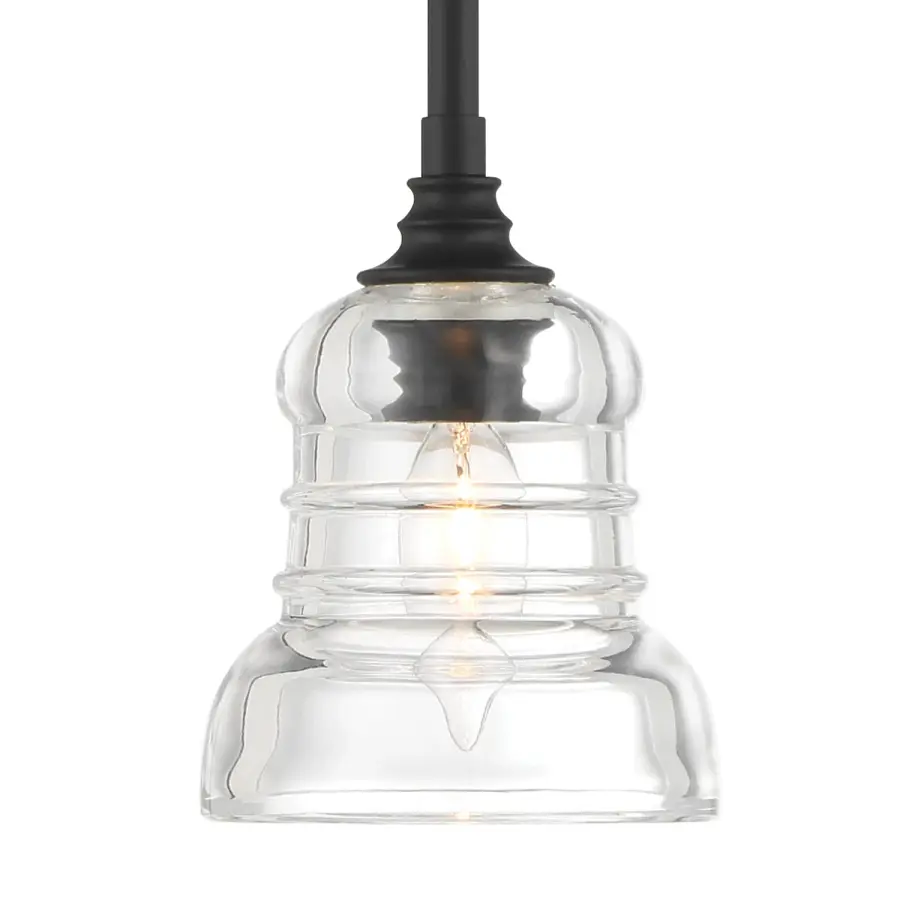 Gregory 5" Ribbed Glass Mini Pendant - Image 14