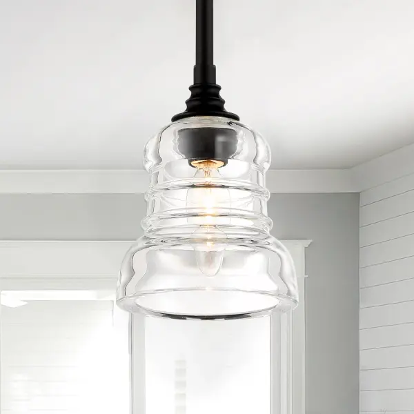 Gregory 5" Ribbed Glass Mini Pendant - Image 16