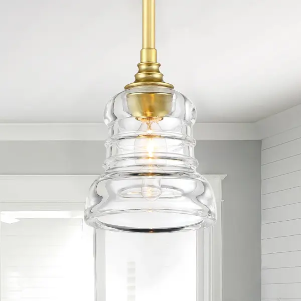 Gregory 5" Ribbed Glass Mini Pendant - Image 7