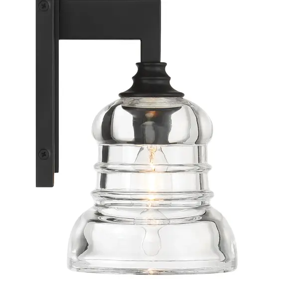 Gregory 5" Ribbed Glass Sconce - Image 13