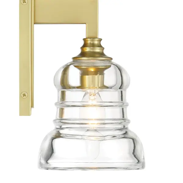 Gregory 5" Ribbed Glass Sconce - Image 5