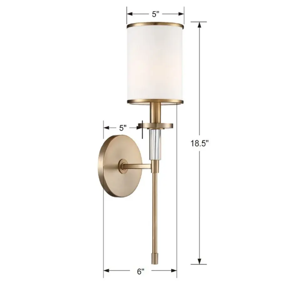 Hatfield 5" Sconce in Polished Nickel - Image 23