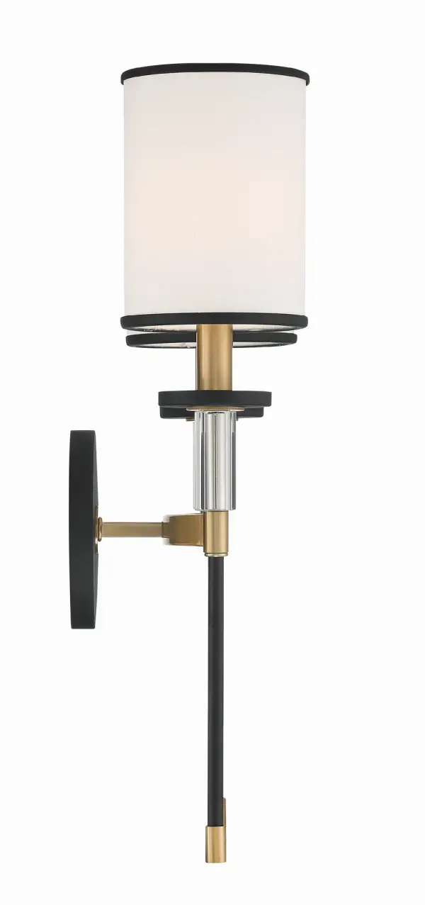 Hatfield 12" Sconce in Polished Nickel - Image 3