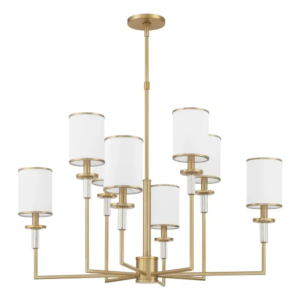 Hatfield 33.25" Chandelier in Polished Nickel - Image 18