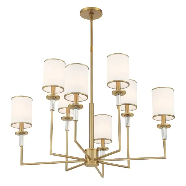 Hatfield 33.25" Chandelier in Polished Nickel - Image 20