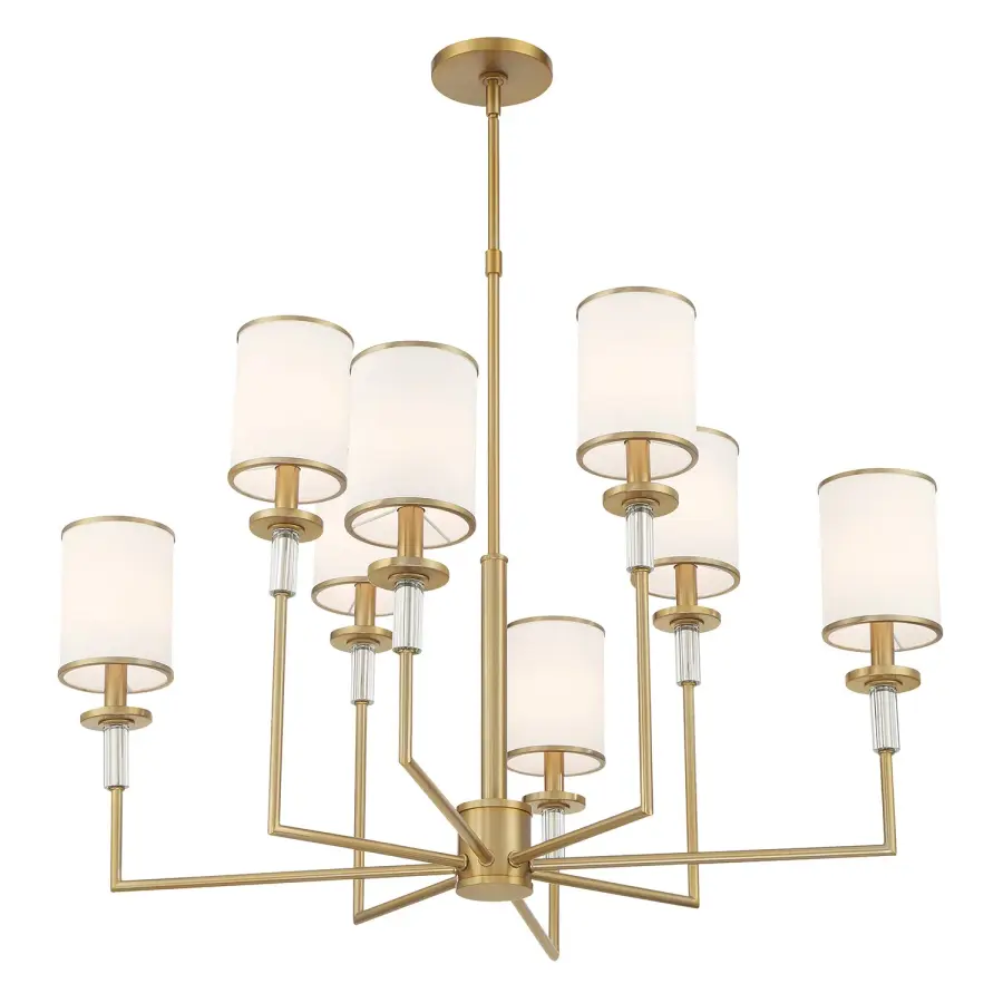 Hatfield 33.25" Chandelier in Polished Nickel - Image 20