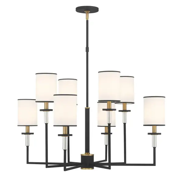 Hatfield 33.25" Chandelier in Polished Nickel - Image 3