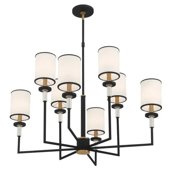 Hatfield 33.25" Chandelier in Polished Nickel - Image 4