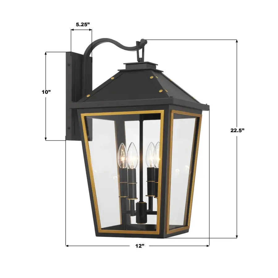 Hawkins 12" Outdoor Sconce - Image 7