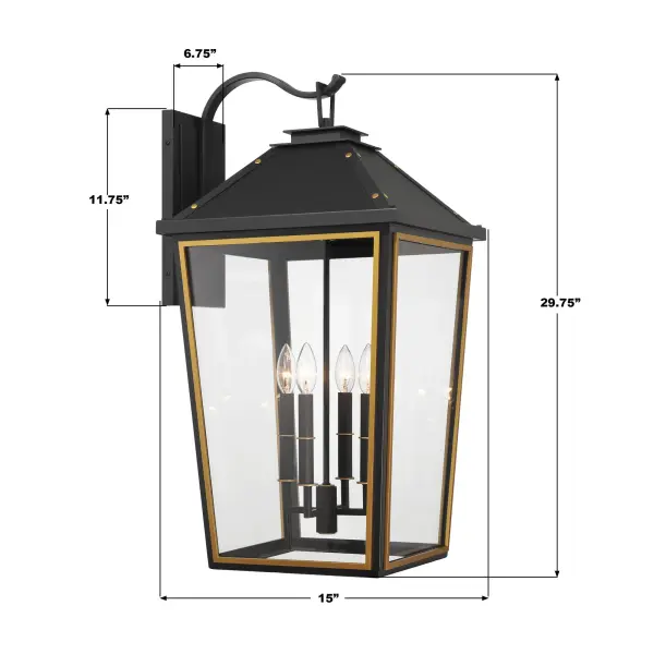 Hawkins 15" Outdoor Sconce - Image 7