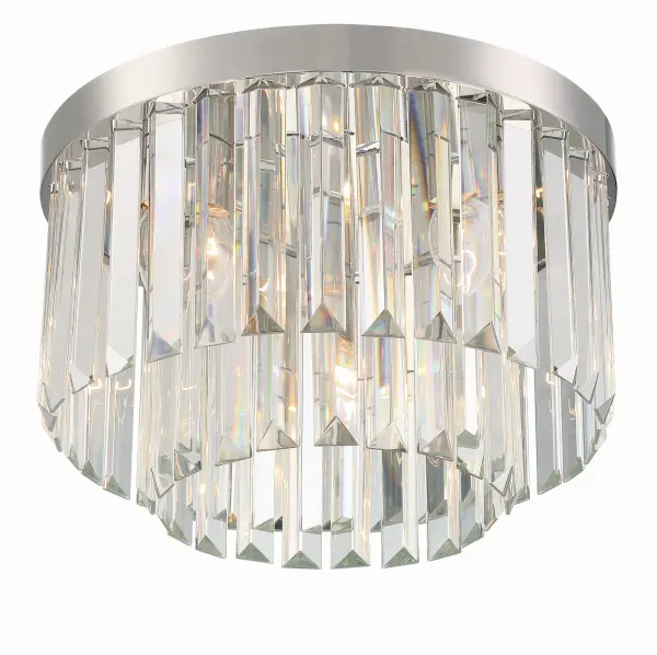 Hayes 16" Flush Mount in Aged Brass - Image 11