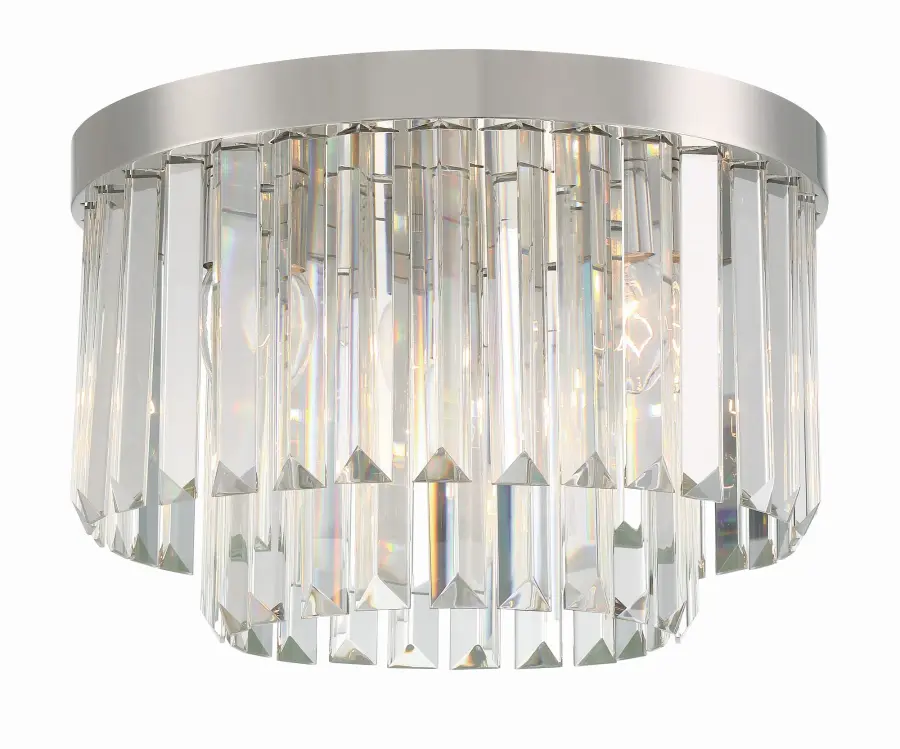 Hayes 16" Flush Mount in Aged Brass - Image 8