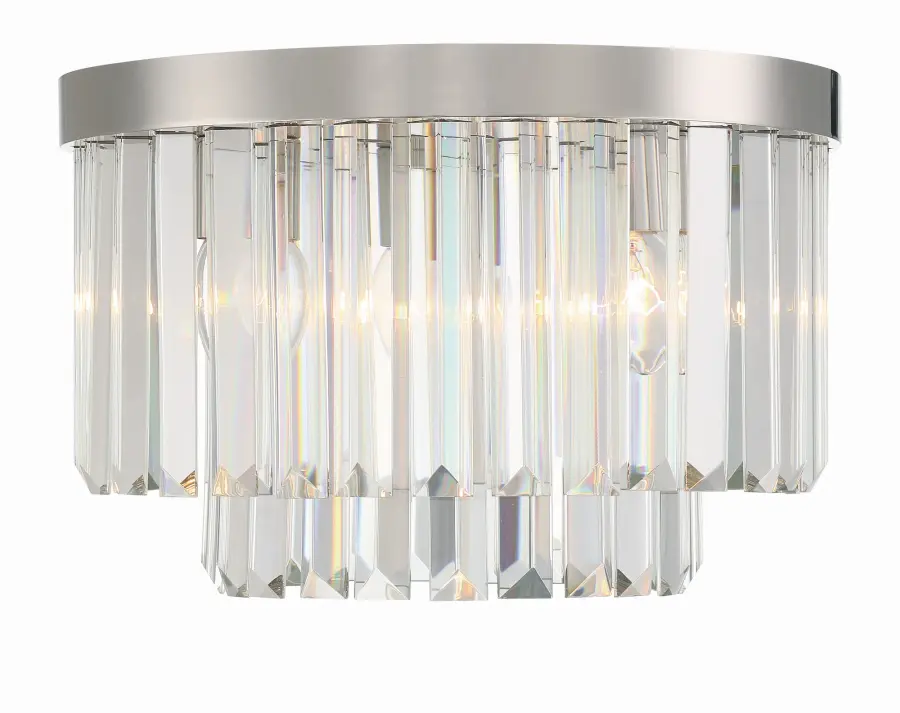 Hayes 16" Flush Mount in Aged Brass - Image 9