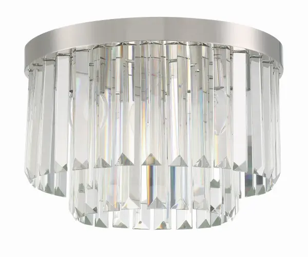 Hayes 16" Flush Mount in Aged Brass - Image 10