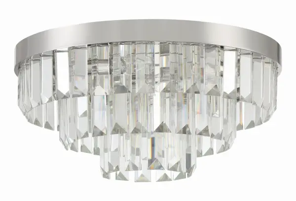 Hayes 18" Flush Mount in Aged Brass - Image 8
