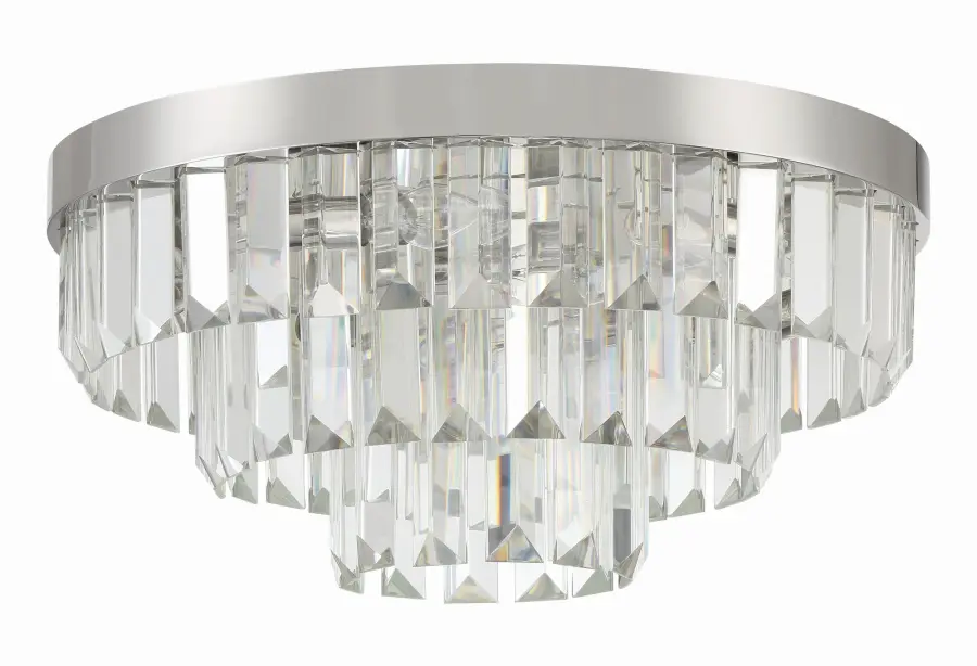 Hayes 18" Flush Mount in Aged Brass - Image 8