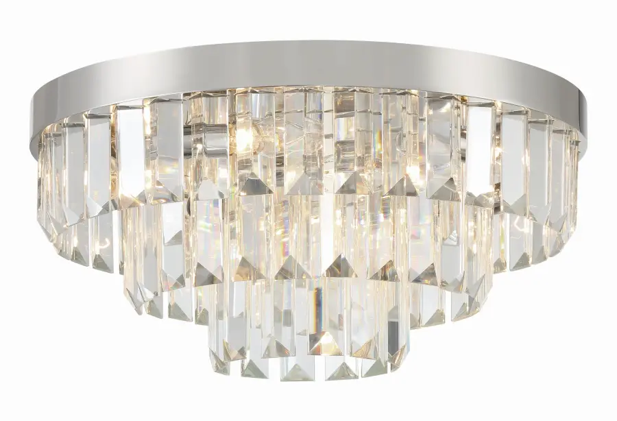 Hayes 18" Flush Mount in Aged Brass - Image 9