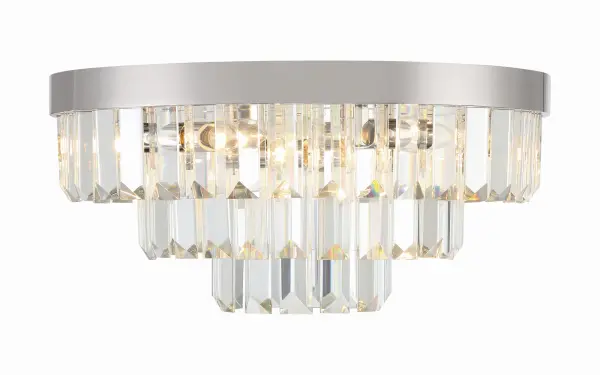 Hayes 18" Flush Mount in Aged Brass - Image 10