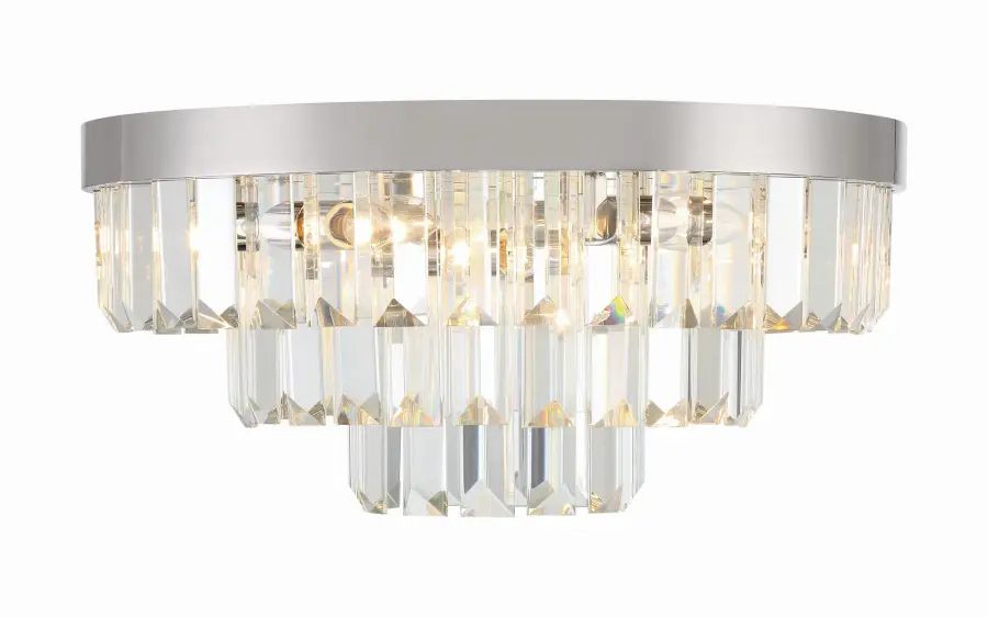 Hayes 18" Flush Mount in Aged Brass - Image 10