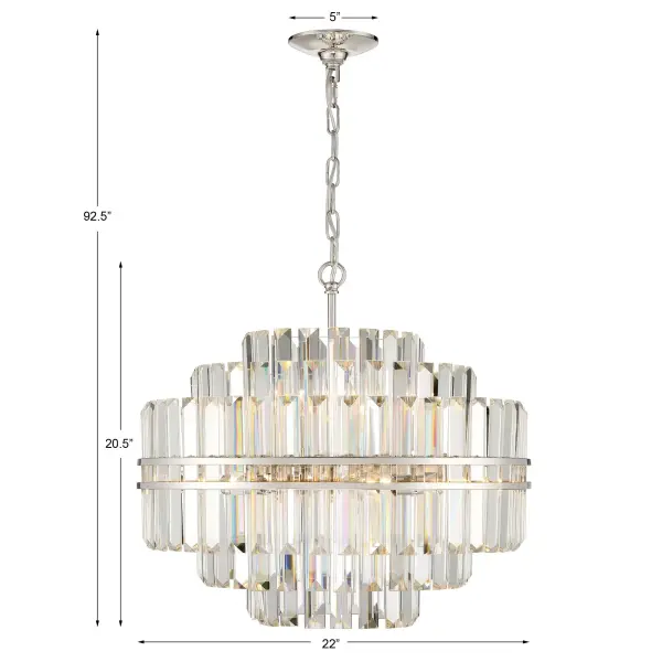 Hayes 22" Crystal Chandelier - Image 15