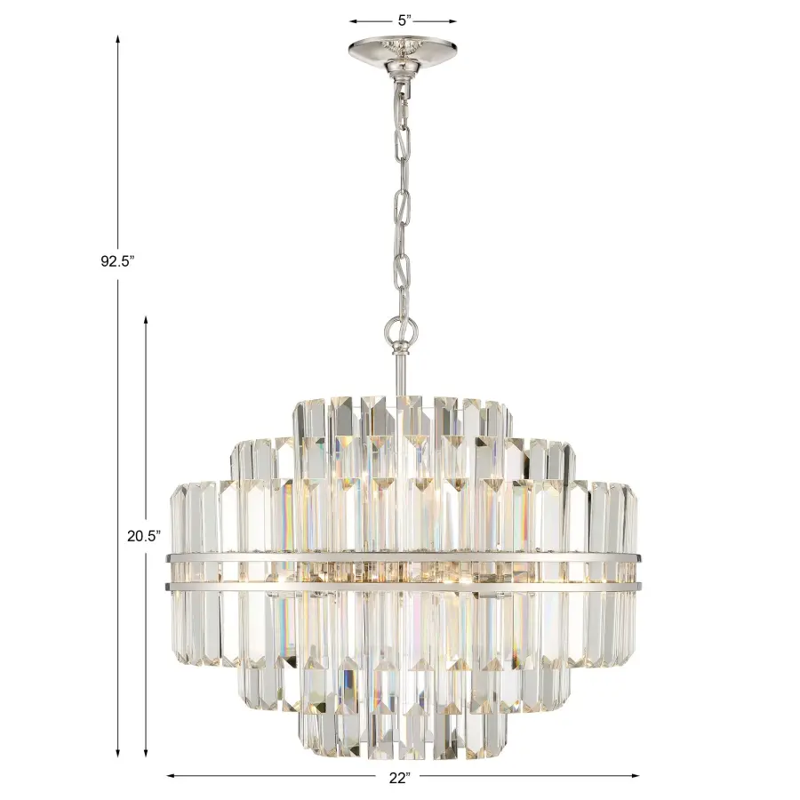 Hayes 22" Crystal Chandelier - Image 15