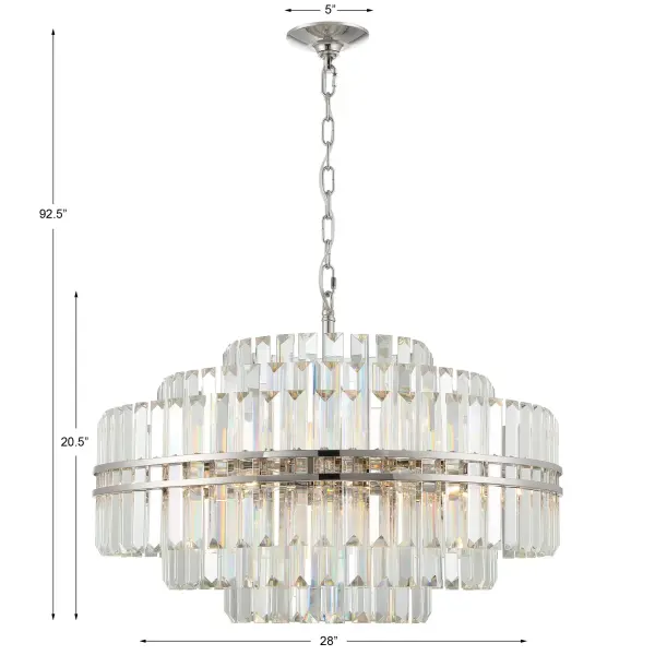 Hayes 28" Chandelier - Image 14