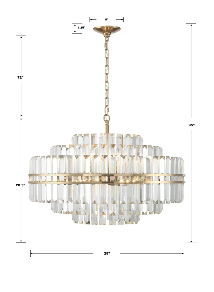 Hayes 28" Chandelier - Image 6