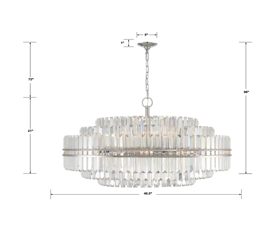 Hayes 40.5" Chandelier - Image 15