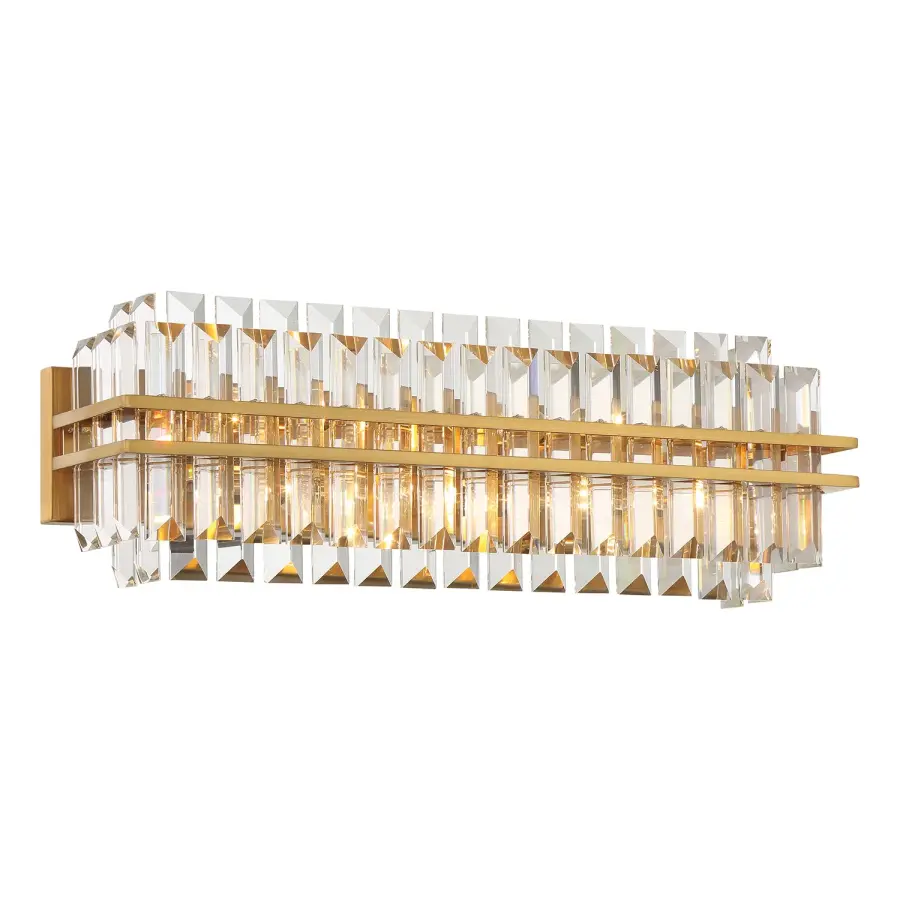 Hayes 23.5" Crystal Bathroom Vanity Light - Image 1