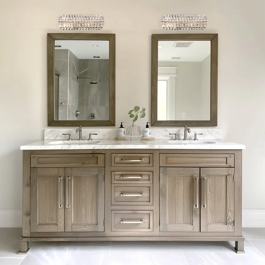 Hayes 23.5" Crystal Bathroom Vanity Light - Image 14
