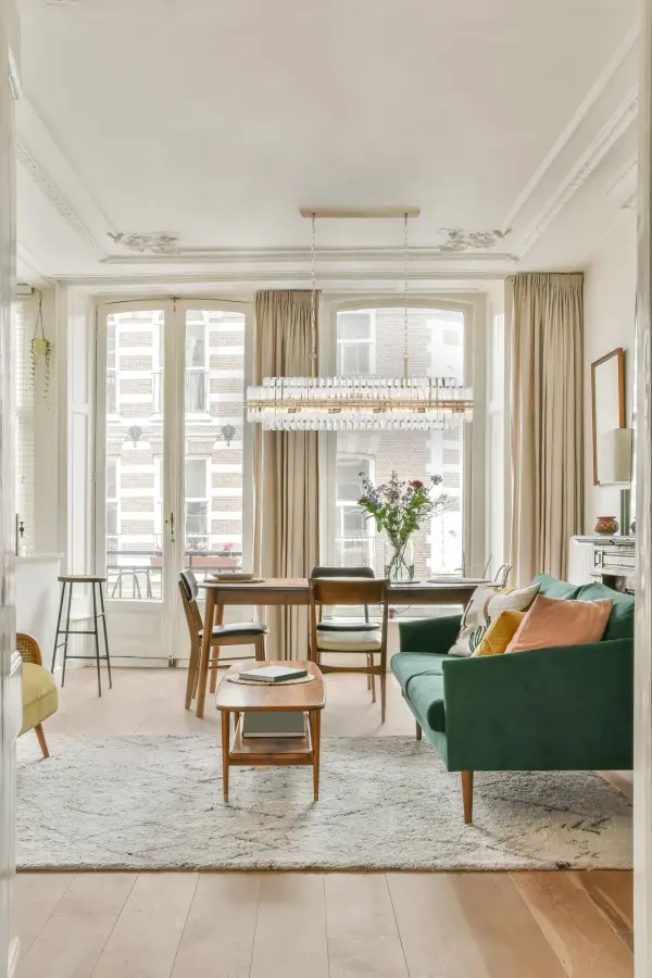 Stunning Tiered Crystal Linear Chandelier with Mid-Century Elegance - Image 5