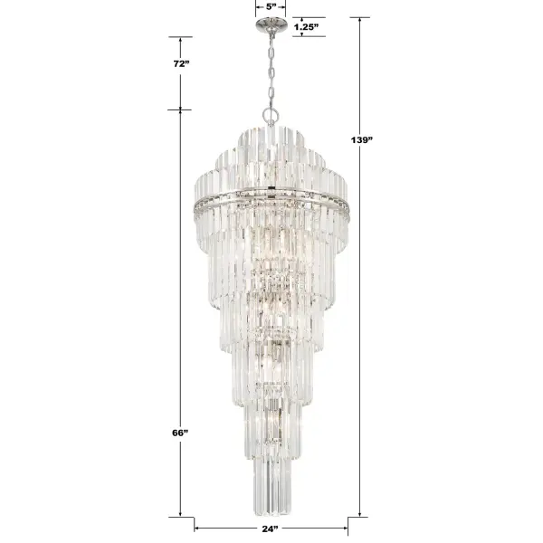 Hayes 24" Crystal Chandelier - Image 15