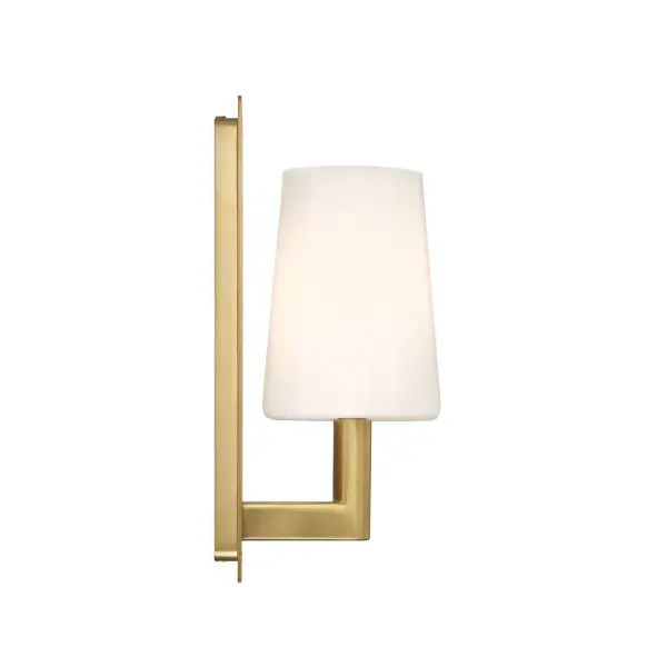 Refined Transitional Sconce with Timeless Brass Finish - Image 4