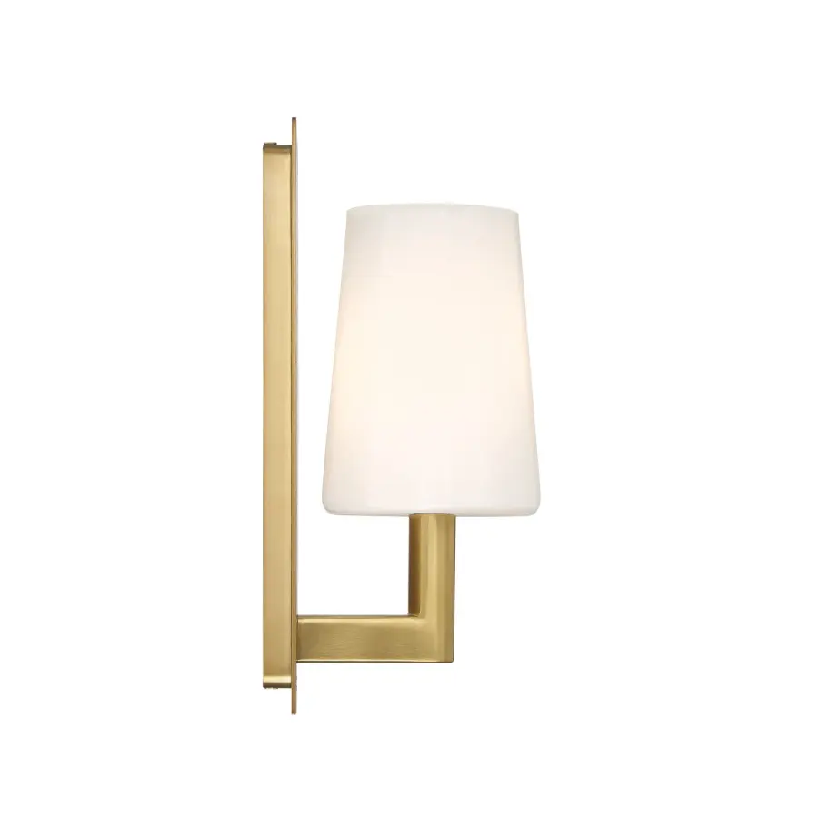 Refined Transitional Sconce with Timeless Brass Finish - Image 4