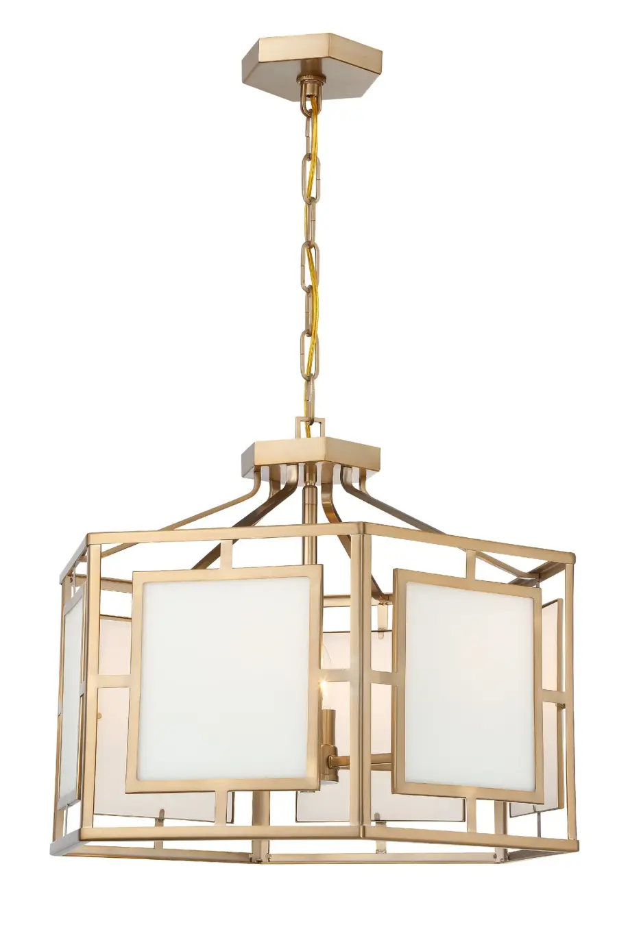 Hillcrest 22" Chandelier in Vibrant Gold - Image 1