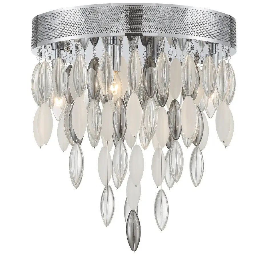 Hudson 16" Flush Mount in Polished Chrome - Image 1