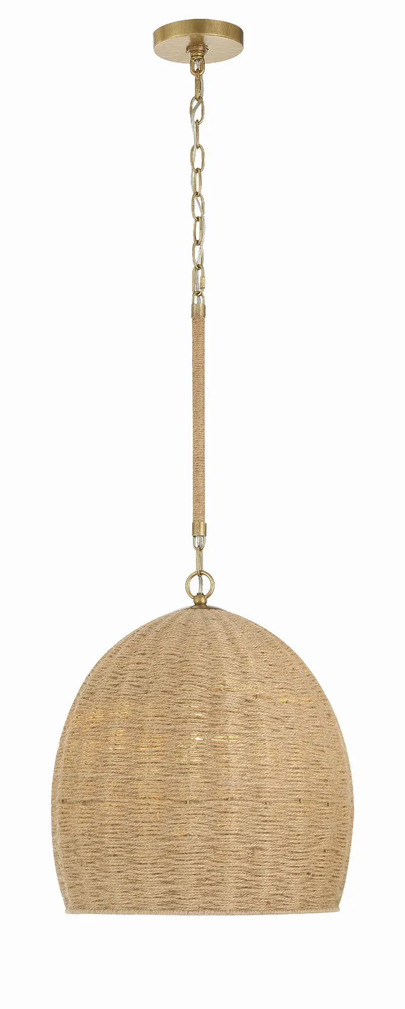 Jace 15" Jute Pendant Light - Image 2