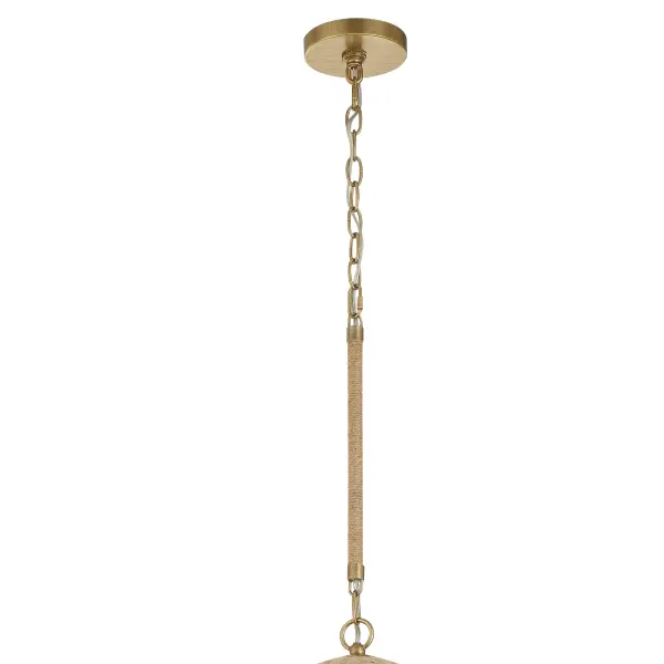 Jace 15" Jute Pendant Light - Image 6