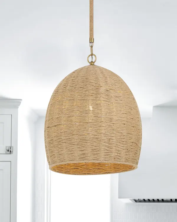 Jace 15" Jute Pendant Light - Image 8