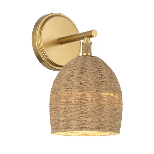 Jace 6" LED Sconce in Soft Gold - Image 1