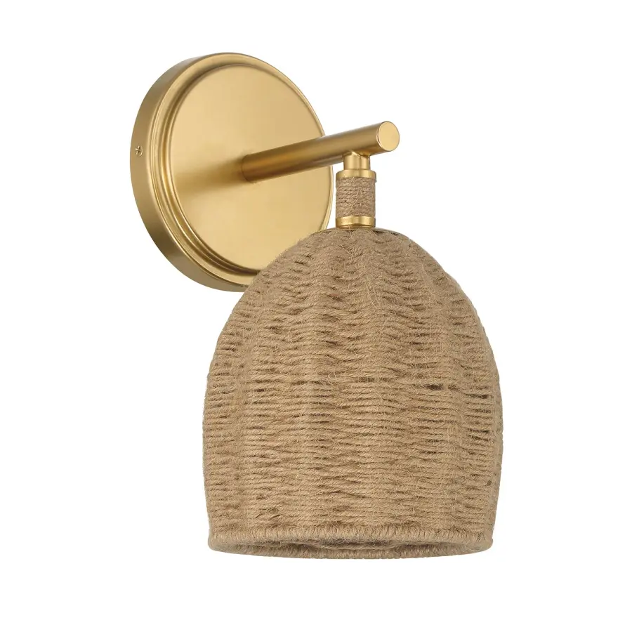 Jace 6" LED Sconce in Soft Gold - Image 2