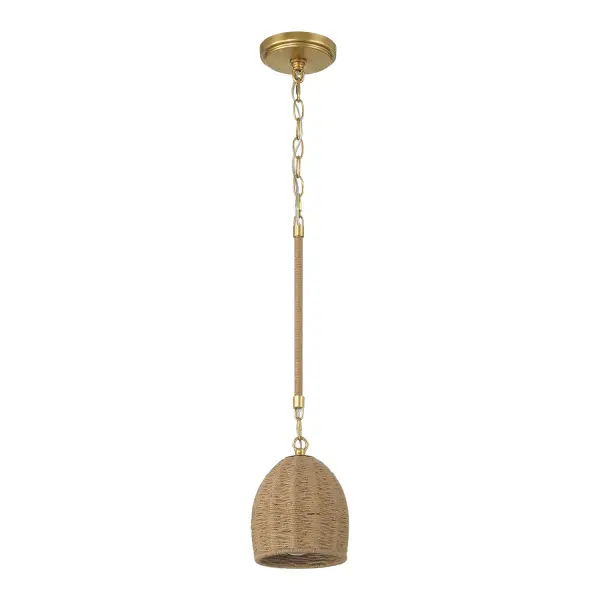 Jace 6" LED Pendant in Soft Gold - Image 2