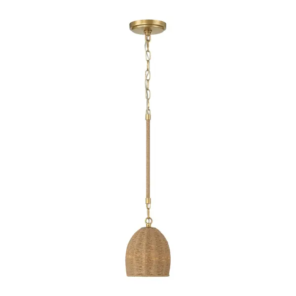 Jace 6" LED Pendant in Soft Gold - Image 3