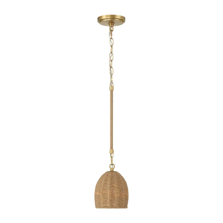 Jace 6" LED Pendant in Soft Gold - Image 3