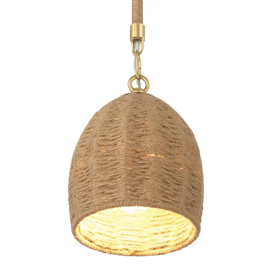 Jace 6" LED Pendant in Soft Gold - Image 5