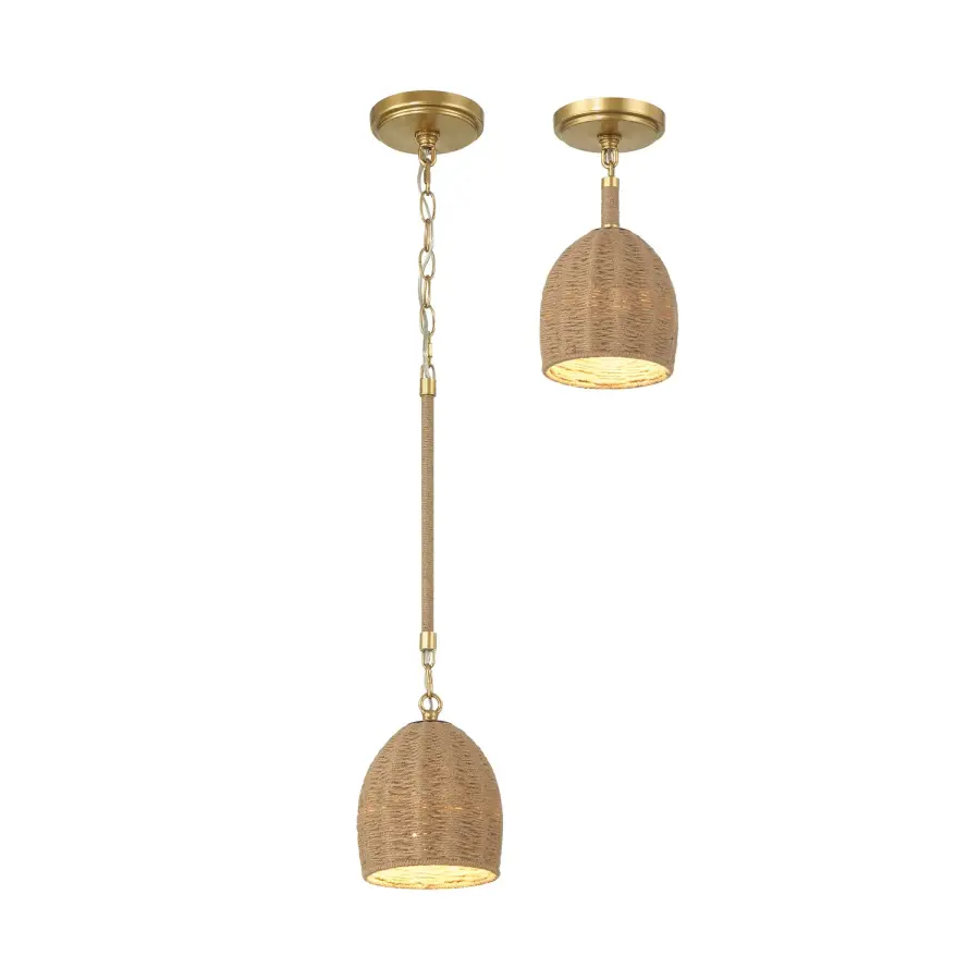 Jace 6" LED Pendant in Soft Gold - Image 6