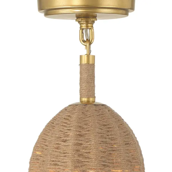 Jace 6" LED Semi Flush Mount in Soft Gold - Image 5