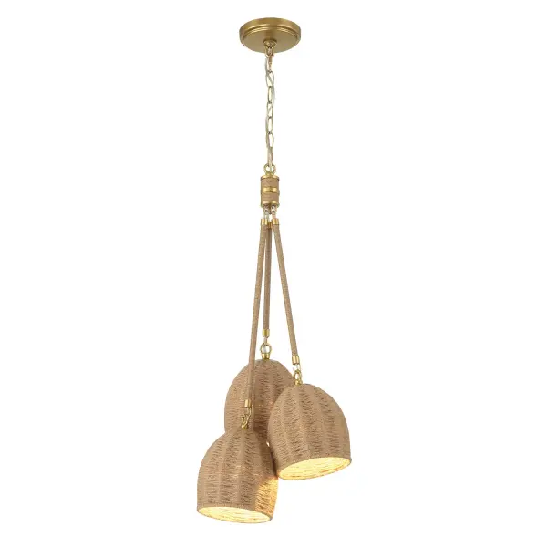 Jace 11" LED Pendant in Soft Gold - Image 1