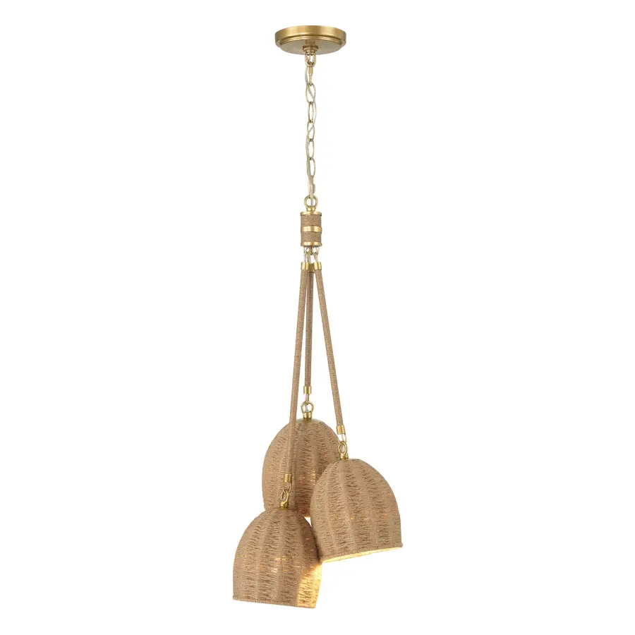 Jace 11" LED Pendant in Soft Gold - Image 3